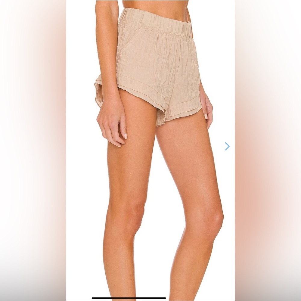 Free People Lets Go Out Short Khaki - Picture 3 of 5
